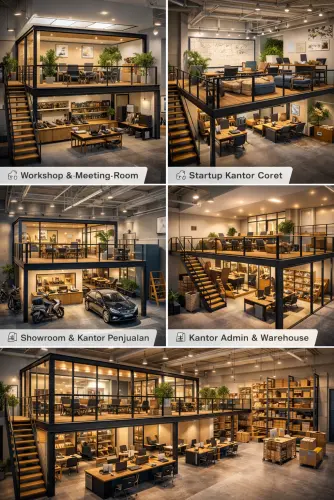 Mezzanine Ruang Kantor di Kembangan