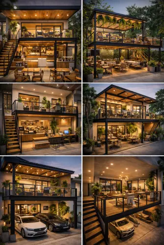 Mezannine Cafe Modern di Kembangan